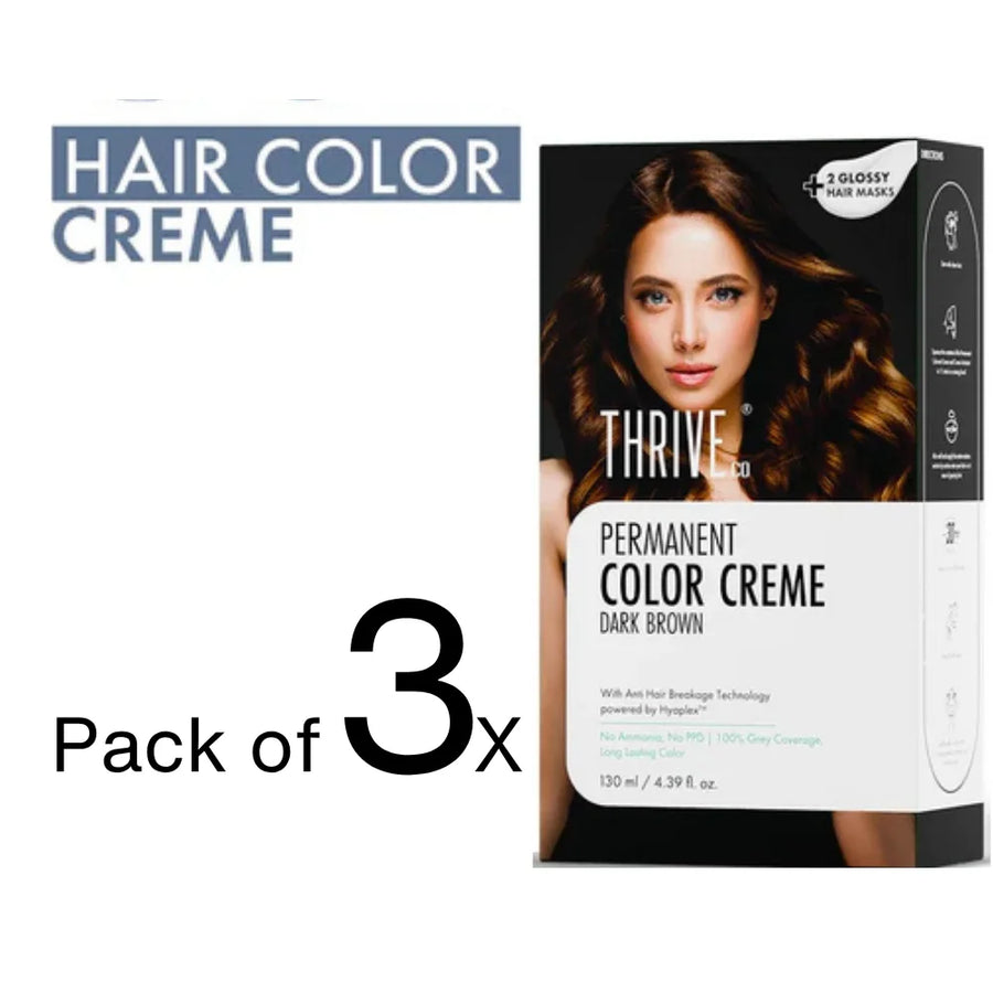 Permanent Hair Color Creme For Men & Women