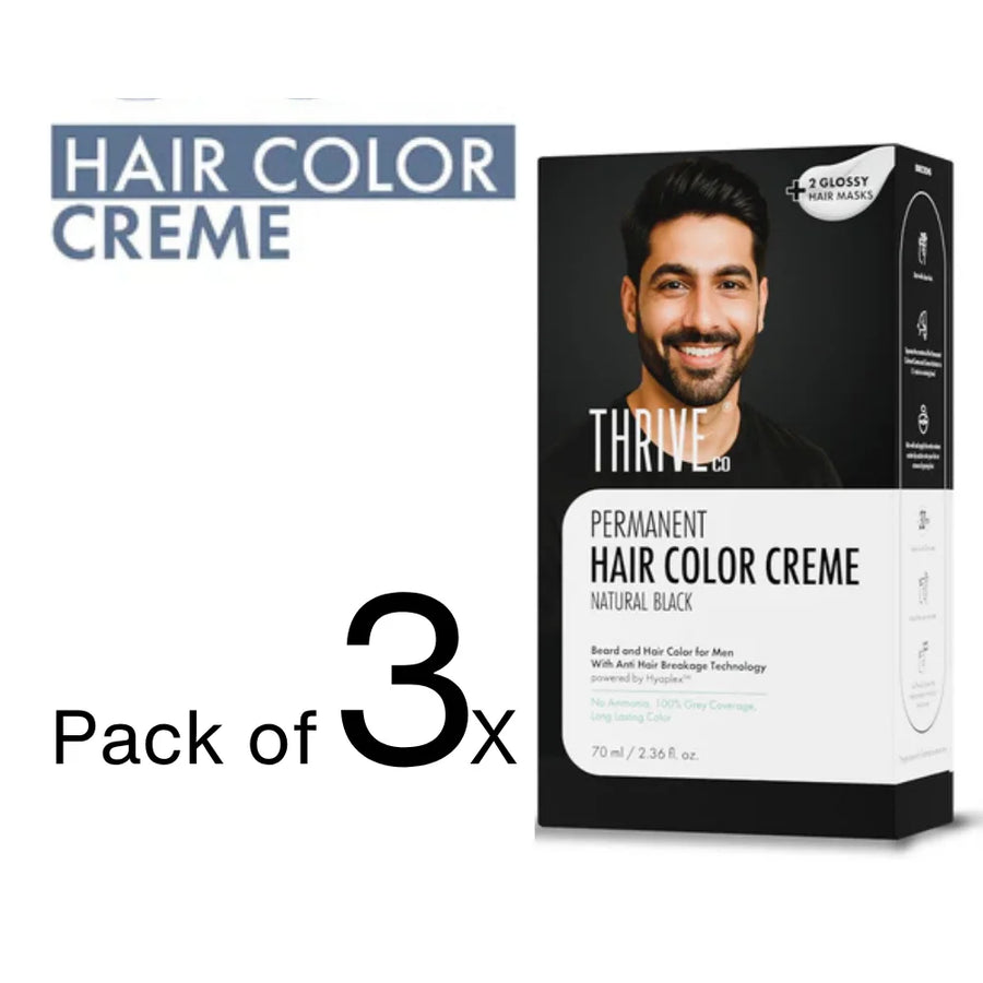 Permanent Hair Color Creme For Men & Women