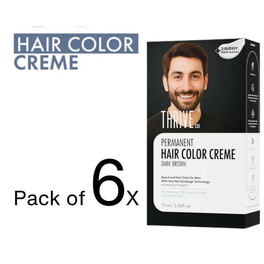 Permanent Hair Color Creme For Men & Women