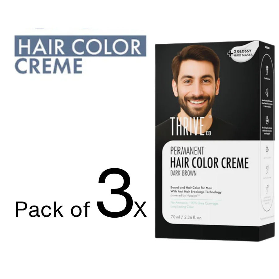 Permanent Hair Color Creme For Men & Women