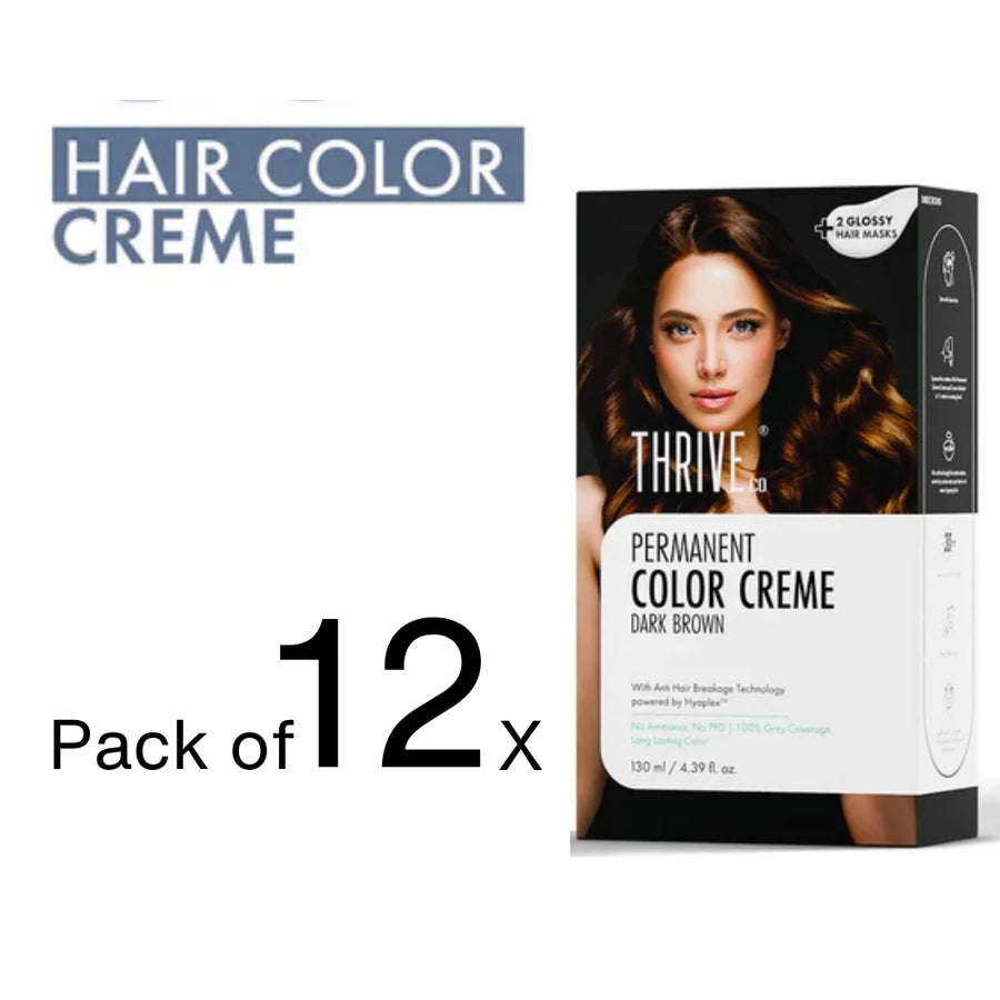 Permanent Hair Color Creme For Men & Women