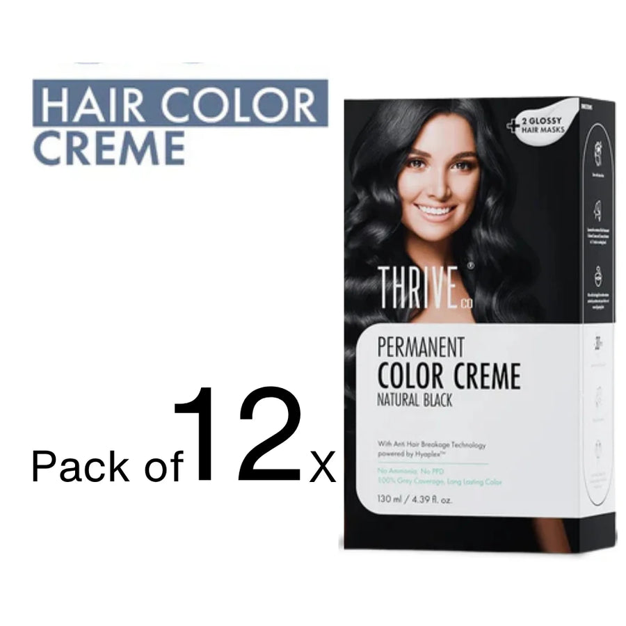 Permanent Hair Color Creme For Men & Women