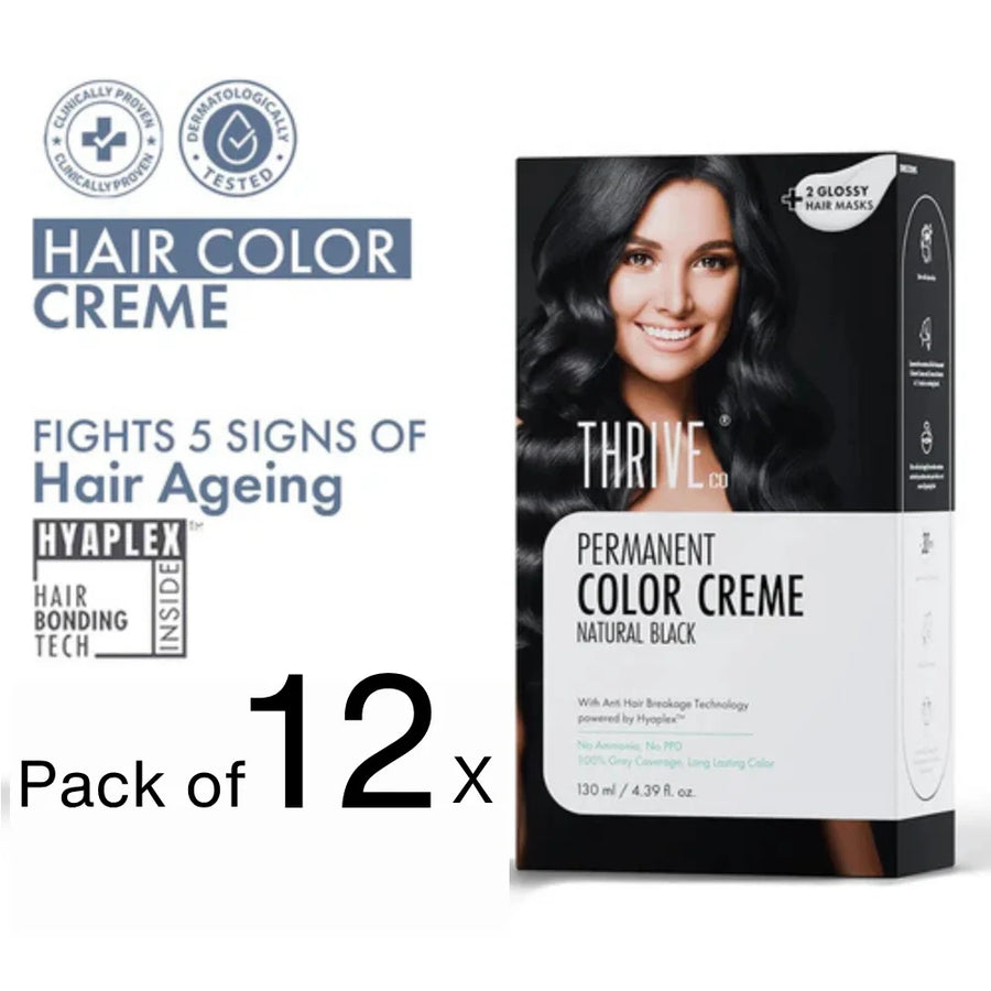Permanent Hair Color Creme For Men & Women