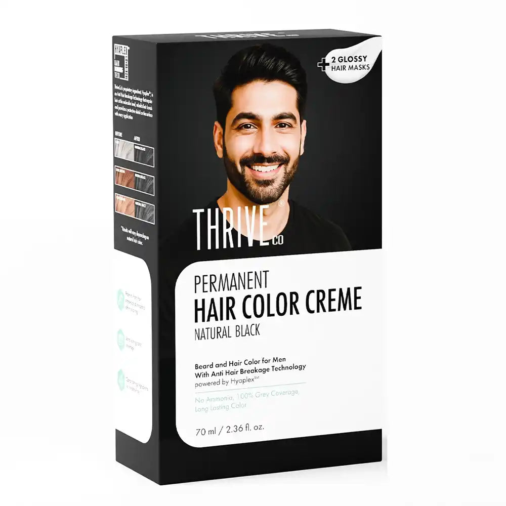 Deal Price: Permanent Hair Color Creme for Men, 70 ml