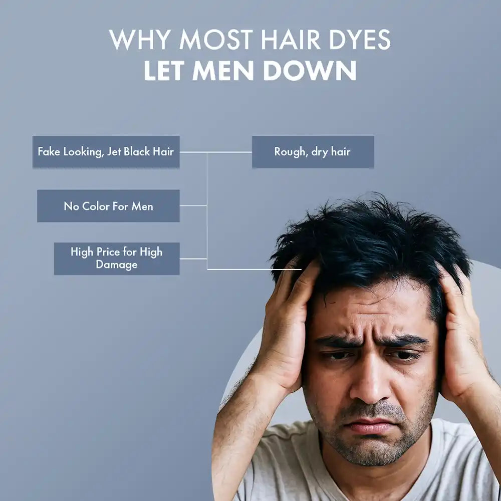 Deal Price: Permanent Hair Color Creme for Men, 70 ml