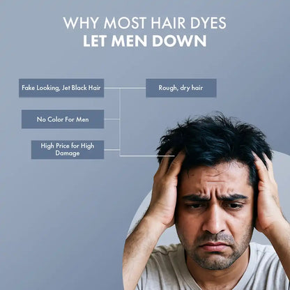 Deal Price: Permanent Hair Color Creme for Men, 70 ml
