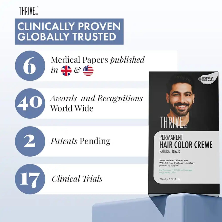 Dark Brown Permanent Hair Color Creme, 70 ml