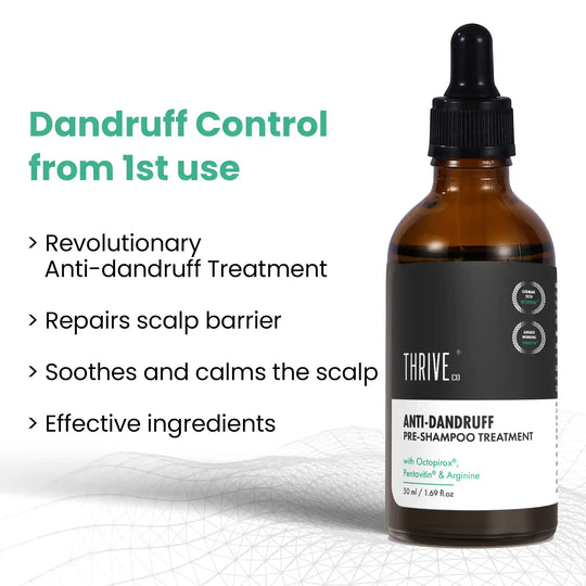 thriveco anti dandruff serum for flaky and ethcy scalp