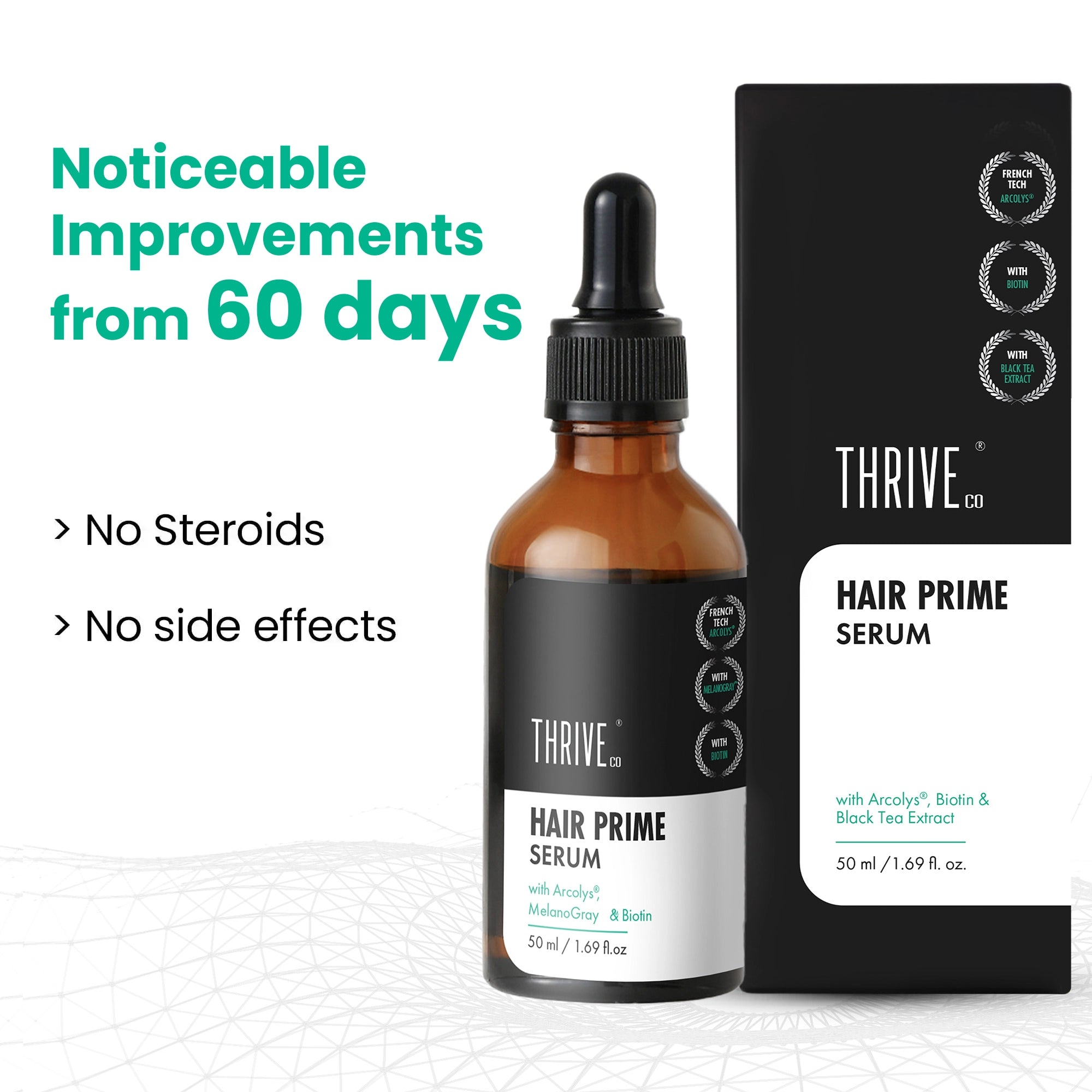 ThriveCo Anti Greying Hair Prime Serum with Arcolys, 50ml