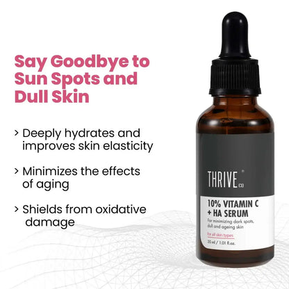 10% Vitamin C Serum with Hyaluronic Acid, 30ml