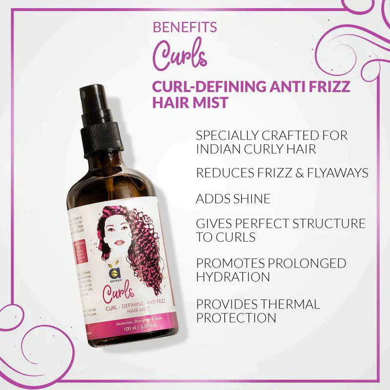 Curly hair mist with no nasty chemicals