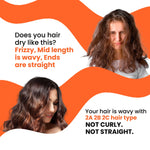 best shampoo for wavy hair with 2A, 2B, 2C hair type