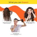 what you can expect from our wavy hair shampoo