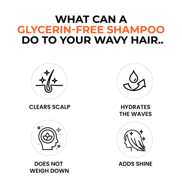 a glycerin free shampoo for wavy hair