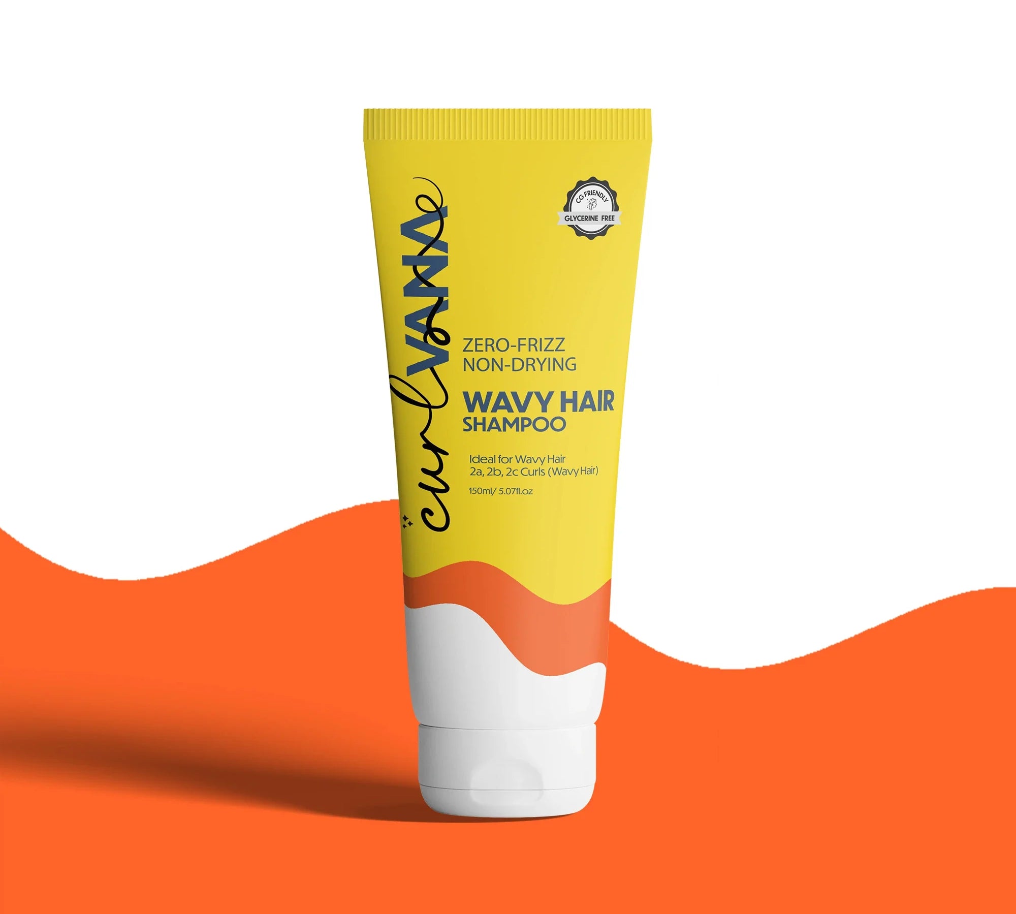 Curlvana Wavy Hair Shampoo For 2A, 2B, 2C Hair Type