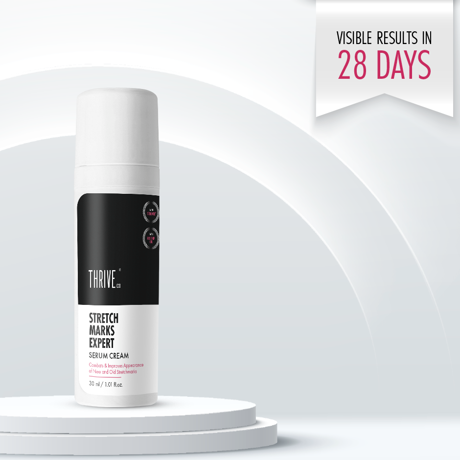 Get Smoother Skin in 28 Days With ThriveCo Stretch Mark Removal Cream