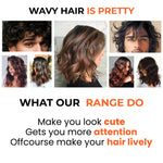 take care of your pretty wavy hair with our wavy hair care range