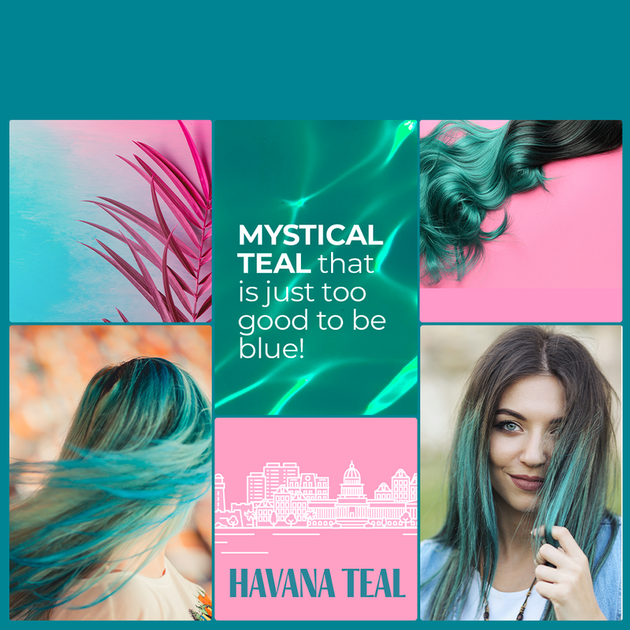 teal hair colour