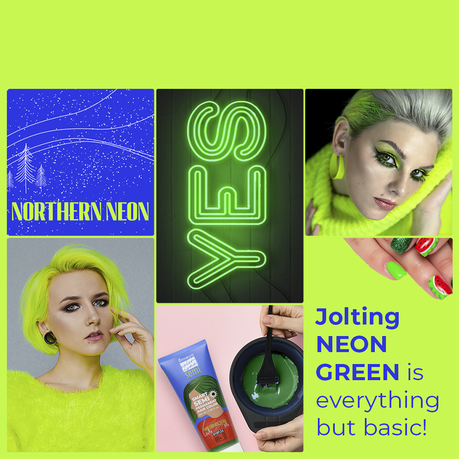 semi permanent hair color northern neon